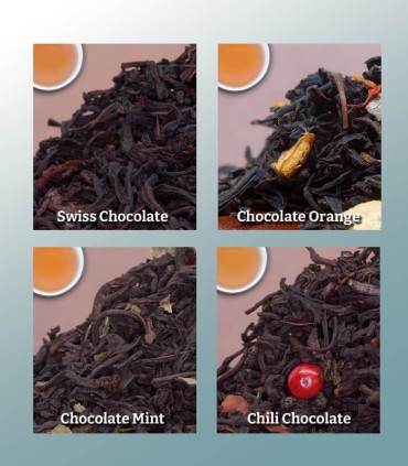 Chocolate Tea Sampler - Black Teas - 