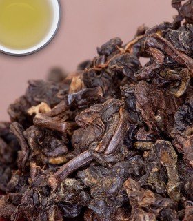 thumbnail image 2 of CUSHLA Organic GABA Oolong Loose Leaf Tea – 3 Oz Bag, Relaxing Taiwanese Oolong, 40 Servings 2 of 6